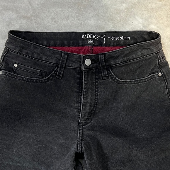 Lee Fleece Lined Midrise Skinny Women’s Jeans Size 8 M - Picture 5 of 9